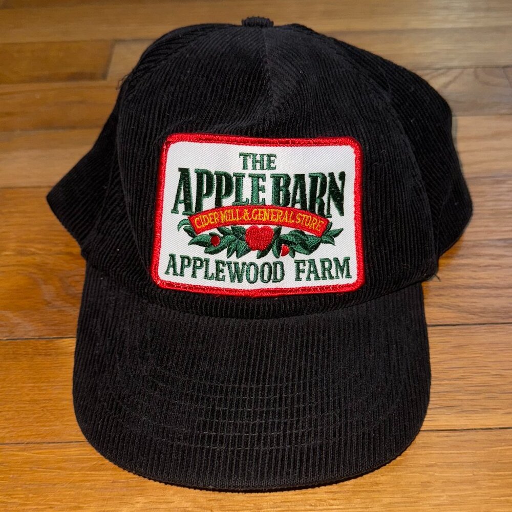 Vintage The Apple Barn Applewood Farm Cider Mill & General Store Corduroy Hat